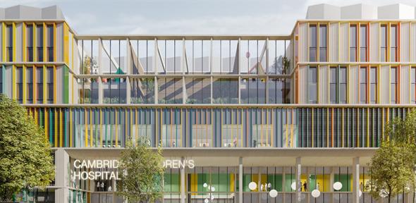 Artist's impression of Cambridge Children's Hospital.