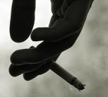 Young people smoking 
